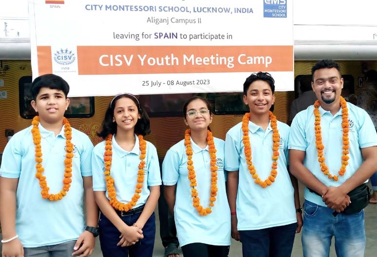 CMS delegation leaves for Spain on educational visit