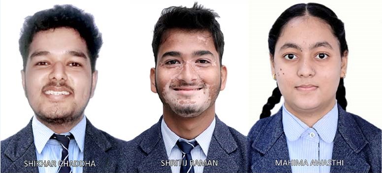 Three CMS students qualify for National Defence Academy