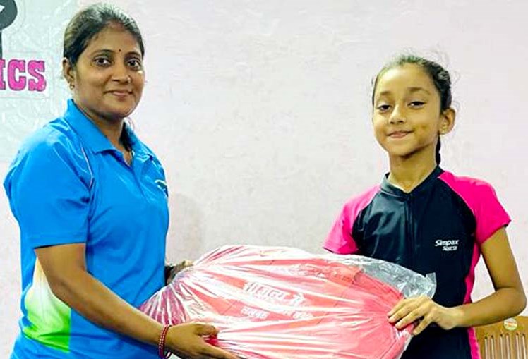 Triumphant win for young Aarna in gymnastics