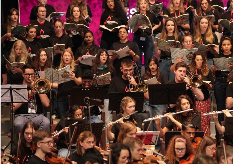 Lucknowites to witness a grand musical extravaganza on  October 28 presented by 300 music artistes from 27 countries