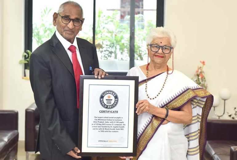 CMS once again figures prominently in the Guinness Book of World Records as the Worlds Largest School