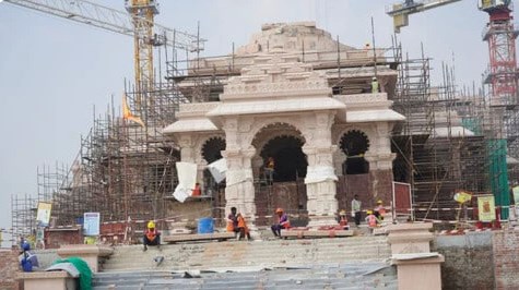 फर्श पर नक्काशी और भव्य द्वार, कितना हो गया राम मंदिर का निर्माण? ट्रस्ट ने जारी कीं तस्वीरें