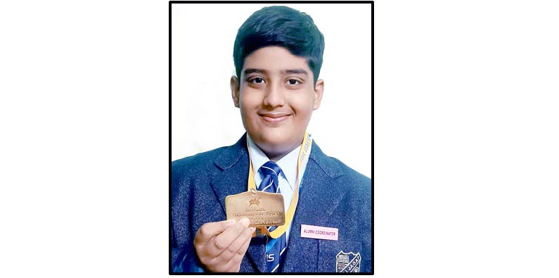 Arnav wins a gold in state level Abacus competition