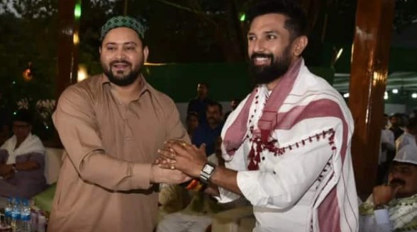 तेजस्वी की सभा में भीड़ से चिराग की मां को गाली पर उबली बीजेपी, चुनाव आयोग में शिकायत