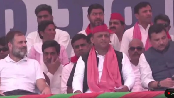 कन्नौज में राहुल ने किया अखिलेश का प्रचार, बोले -पीएम ने सिर्फ 22 लोगों के लिए काम किया