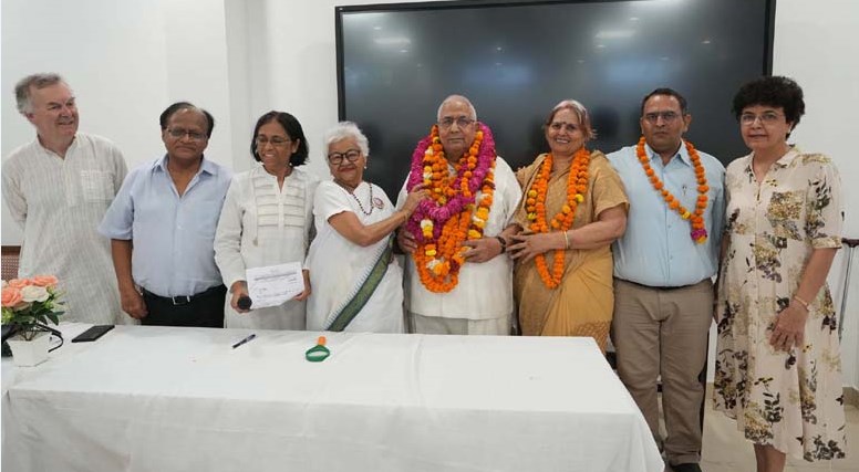 Honours accorded to Pt. Hari Om Sharma Hari as he bids an emotional farewell to CMS