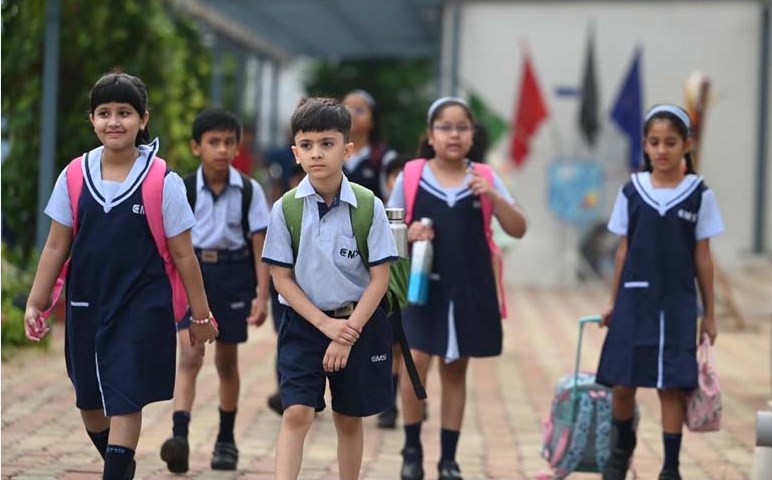 CMS campuses reopen after summer vacations Students re-enter the school portals with wide smiles