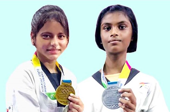 CMS students dominate in taekwondo winning gold and silver medals