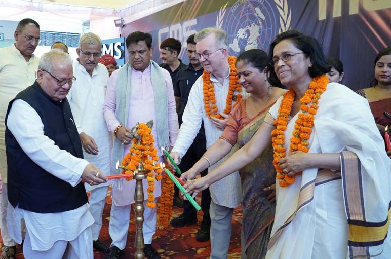 सी.एम.एस. में मॉडल यूनाइटेड नेशन्स कान्फ्रेन्स का उद्घाटन किया राजस्थान के राज्यपाल श्री कलराज मिश्र