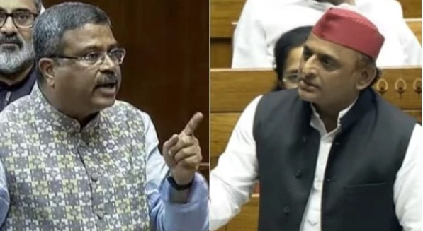अखिलेश यादव ने संसद में नीट पर पूछा सवाल, धर्मेंद्र प्रधान ने सपा सरकार की फाइल खोल दी