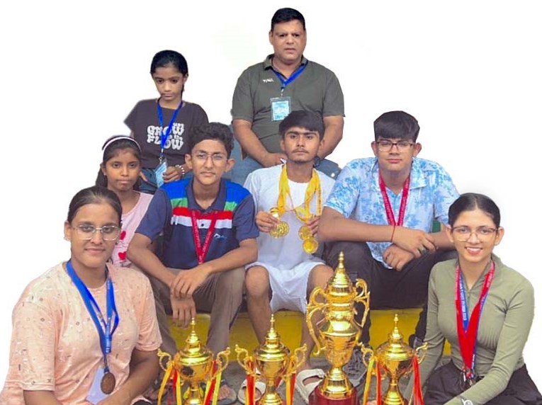 CMS swimmers steal the limelight with 16 medals including 5 golds