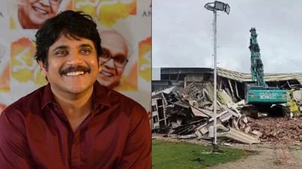 दक्षिण भारत के जाने-माने अभिनेता नागार्जुन के कन्वेंशन हॉल पर चला बुलडोजर; हाइड्रा की बड़ी कार्रवाई