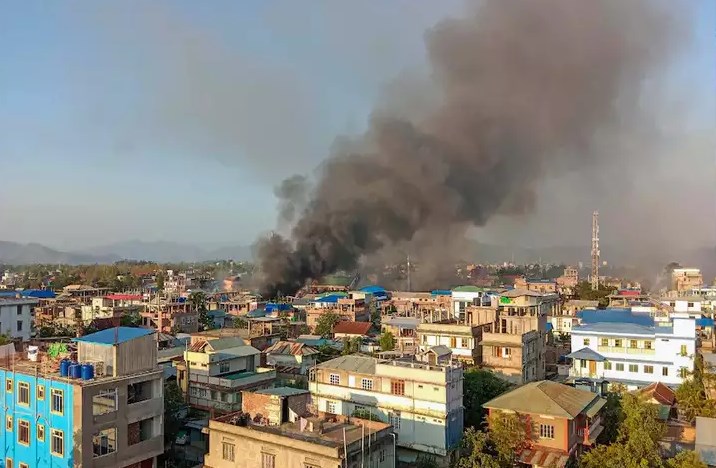 मणिपुर में फिर भड़की हिंसा, हथियारबंद कुकी ने मैतेई पर फिर किया हमला, 5 लोगो की मौत