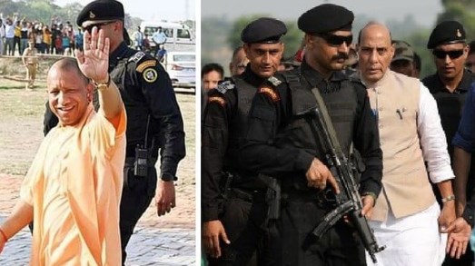 योगी, राजनाथ और मायावती की सुरक्षा में बड़ा बदलाव, ब्लैक कमांडो की जगह अब CRPF जवान