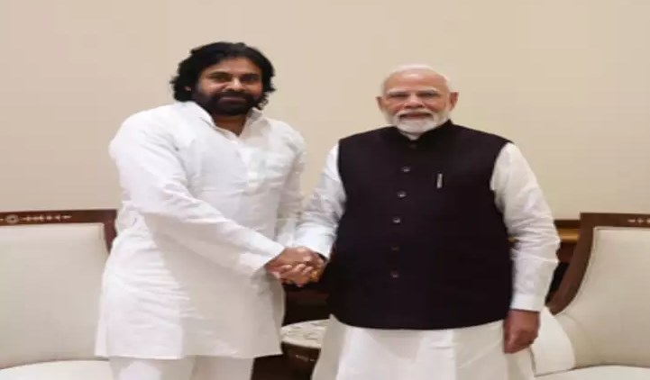 आंध्र प्रदेश के डिप्टी सीएम पवन कल्याण ने पीएम नरेंद्र मोदी से की मुलाकात