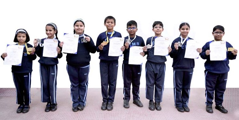 CMS students win 8 medals including 3 Gold