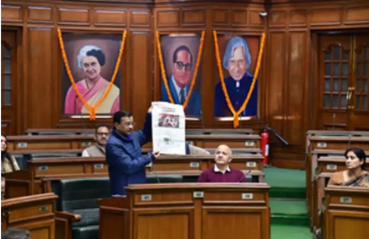 दिल्ली में लॉ एंड आर्डर को लेकर केंद्र पर फिर बरसे अरविंद केजरीवाल