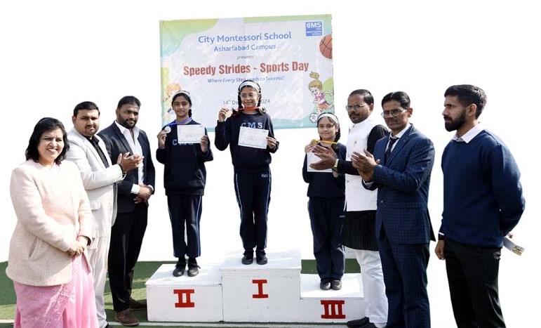 Parents overwhelmed witnessing the sports talents of students