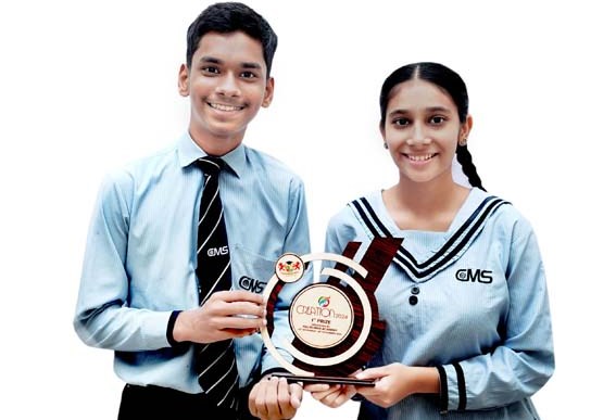 CMS students win first prize in Face Painting Competition