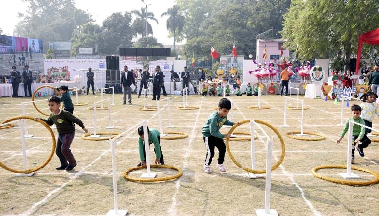 सी.एम.एस. राजेन्द्र नगर प्रथम कैम्पस द्वारा दो-दिवसीय खेलकूद समारोह का भव्य आयोजन