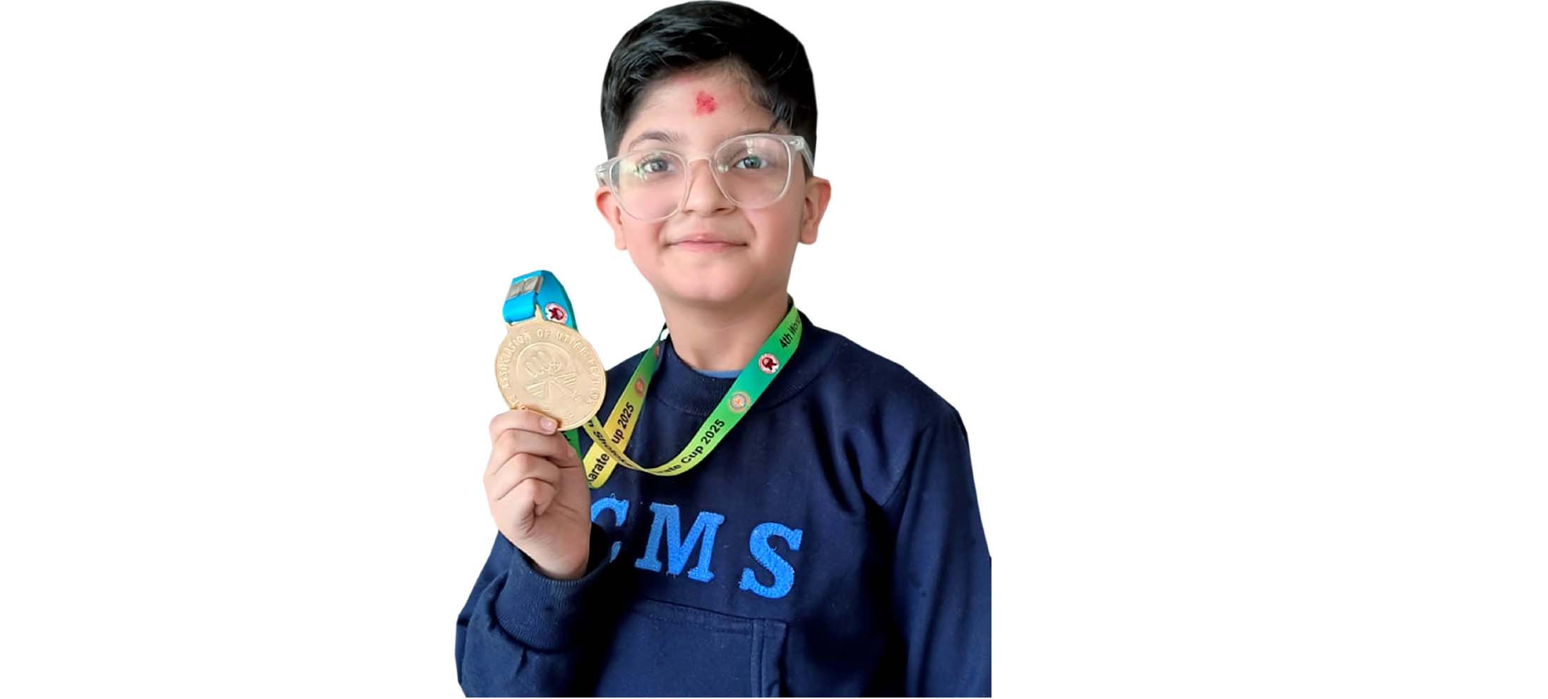 कराटे चैम्पियनशिप में सी.एम.एस. छात्रा ने जीता गोल्ड