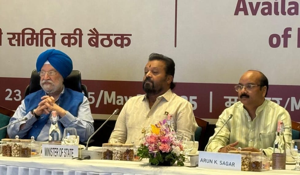 हरियाणा में पैट्रोलियम प्राकृतिक गैस मंत्रालय की बैठक में शामिल हुए शाहजहांपुर से भाजपा सांसद अरुण सागर 