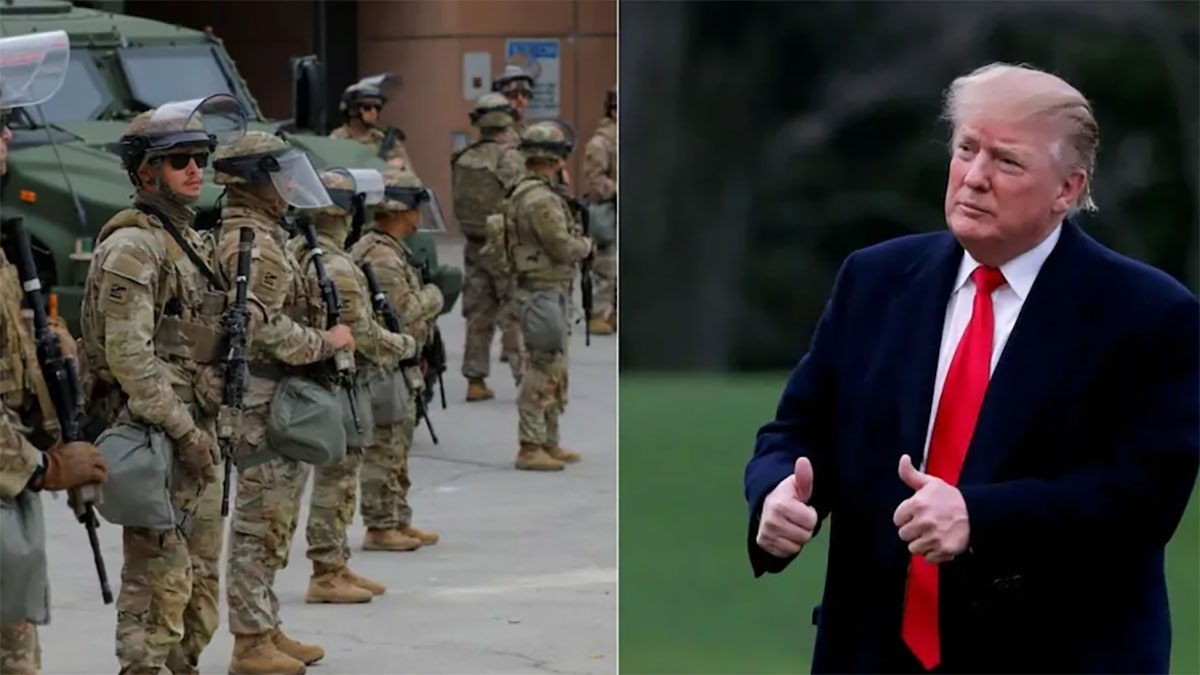 California Vs Trump: सेना भेजने पर US प्रेसिडेंट के खिलाफ केस, अराजकता फैलाने का आरोप