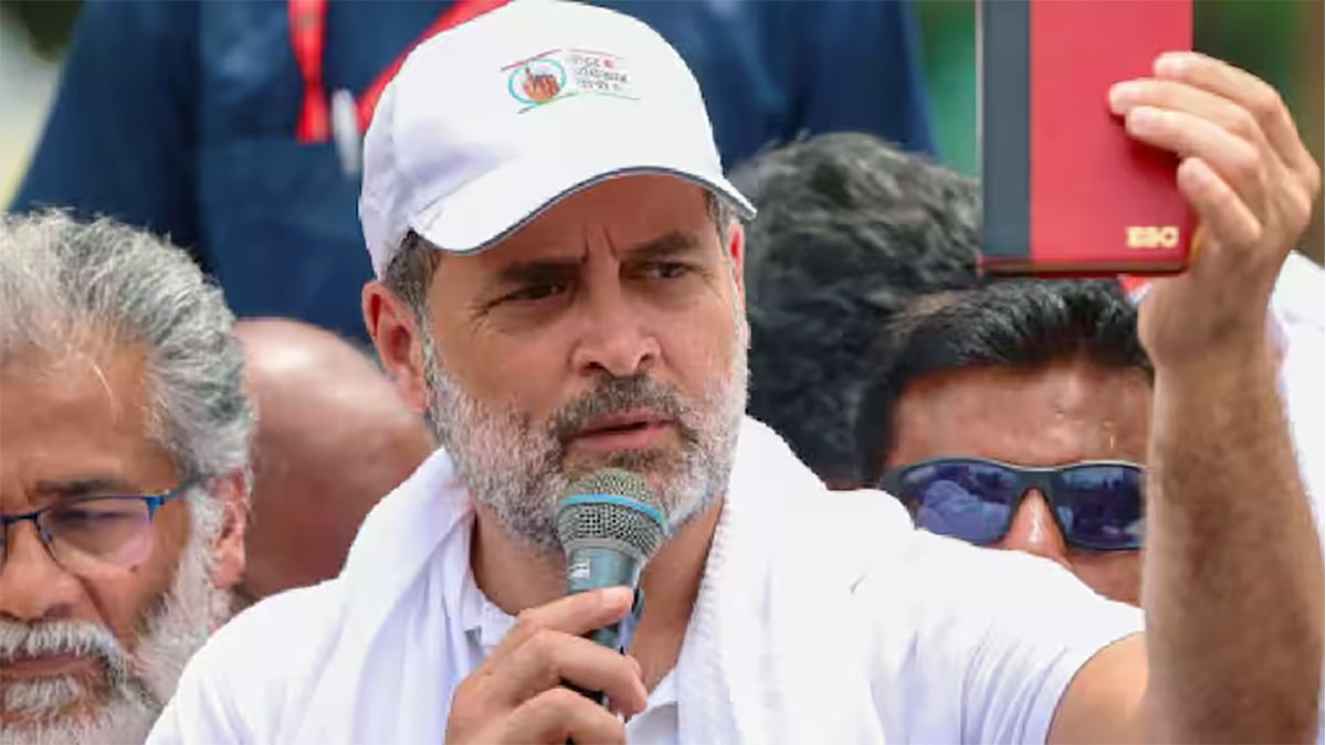 वोटर अधिकार यात्रा: दरभंगा में राहुल गांधी के रात्रि विश्राम स्थल में बदलाव, प्रियंका गांधी भी होंगी शामिल
