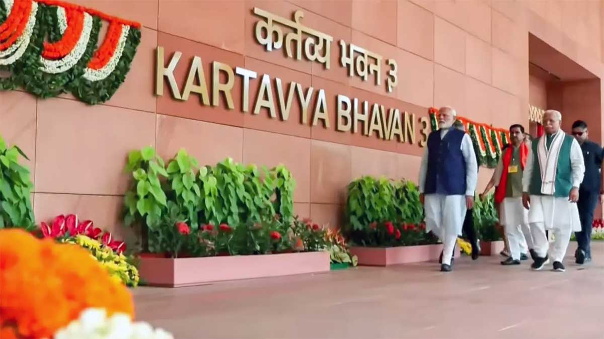 कर्तव्य भवन: पीएम मोदी ने किया कर्तव्य भवन-3 का उद्घाटन, मंत्रालयों को मिला अत्याधुनिक नया दफ्तर