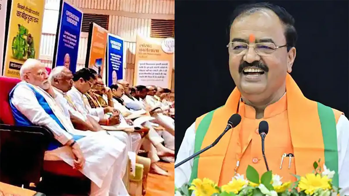 NDA सांसदों की कार्यशाला में सबसे पीछे बैठे पीएम मोदी, तस्वीर वायरल