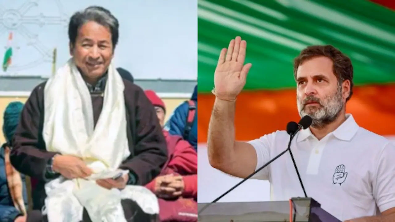 Ladakh Protest 2025: सोनम वांगचुक NSA में गिरफ्तार, राहुल गांधी ने कर्फ्यू पर उठाए सवाल