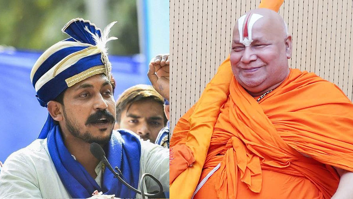 ‘संत की ना जाति होती ना धर्म’, चंद्रशेखर आजाद ने साधा रामभद्राचार्य पर निशाना