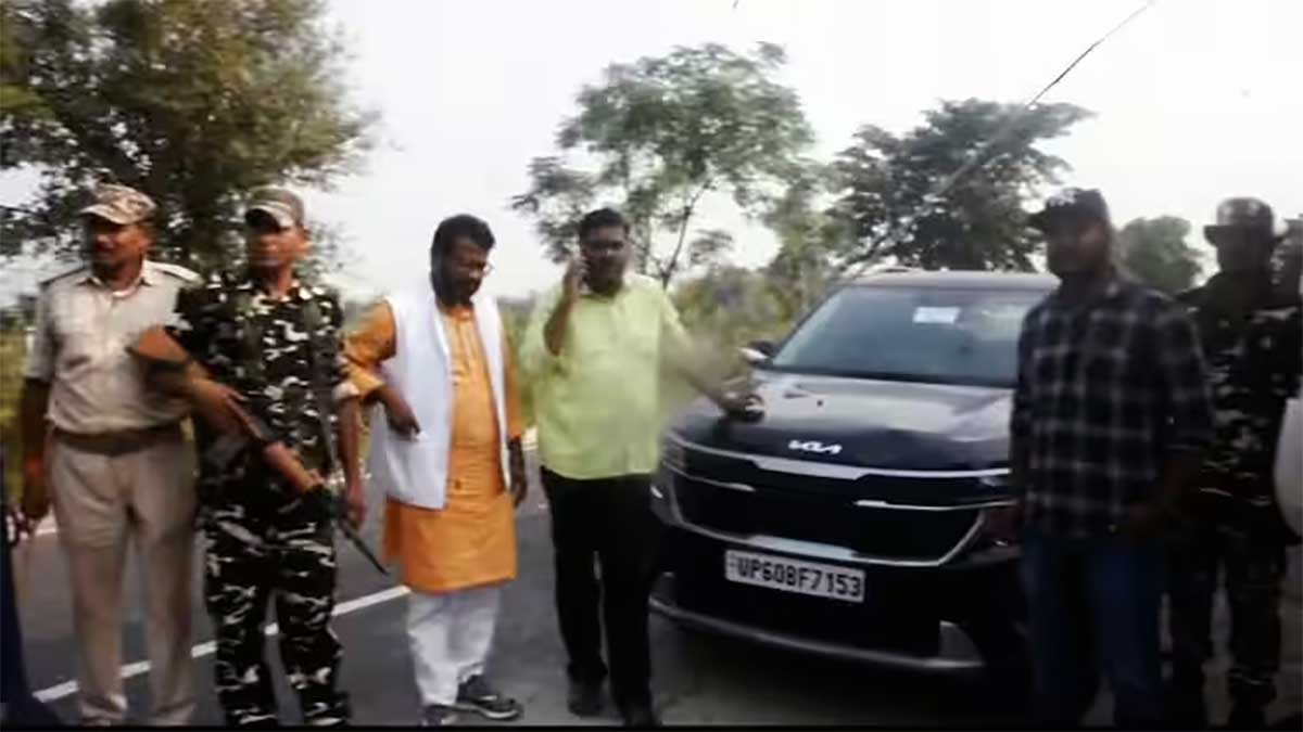Bihar Elections 2025: बीयर के साथ BJP के पूर्व विधायक धनंजय कन्नौजिया गिरफ्तार, SSB ने कार जब्त की