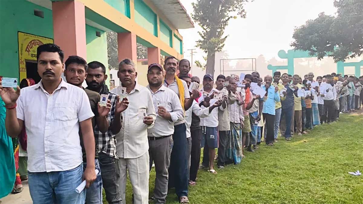 बिहार चुनाव 2025: पहले चरण में रिकॉर्ड तोड़ वोटिंग, शाम 5 बजे तक 60% से ज्यादा मतदान