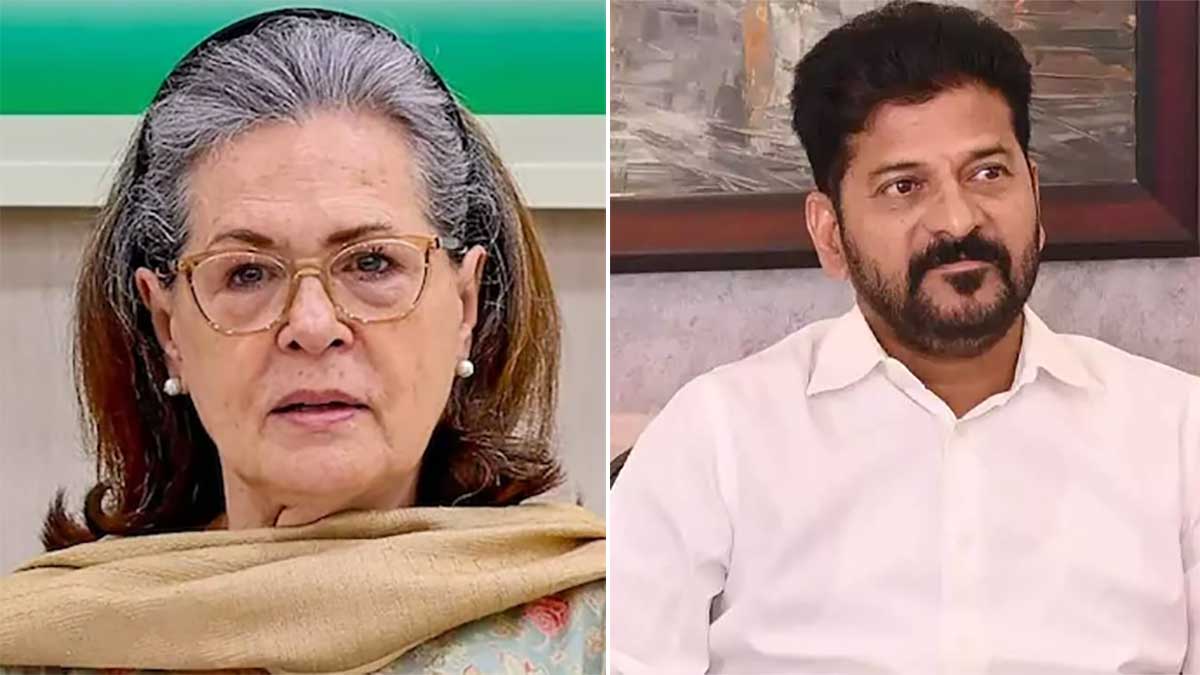 क्रिसमस पर सोनिया गांधी की तारीफ कर घिरे रेवंत रेड्डी, बीजेपी का पलटवार - नेहरू-गांधी परिवार को खुश करने में जुटे CM