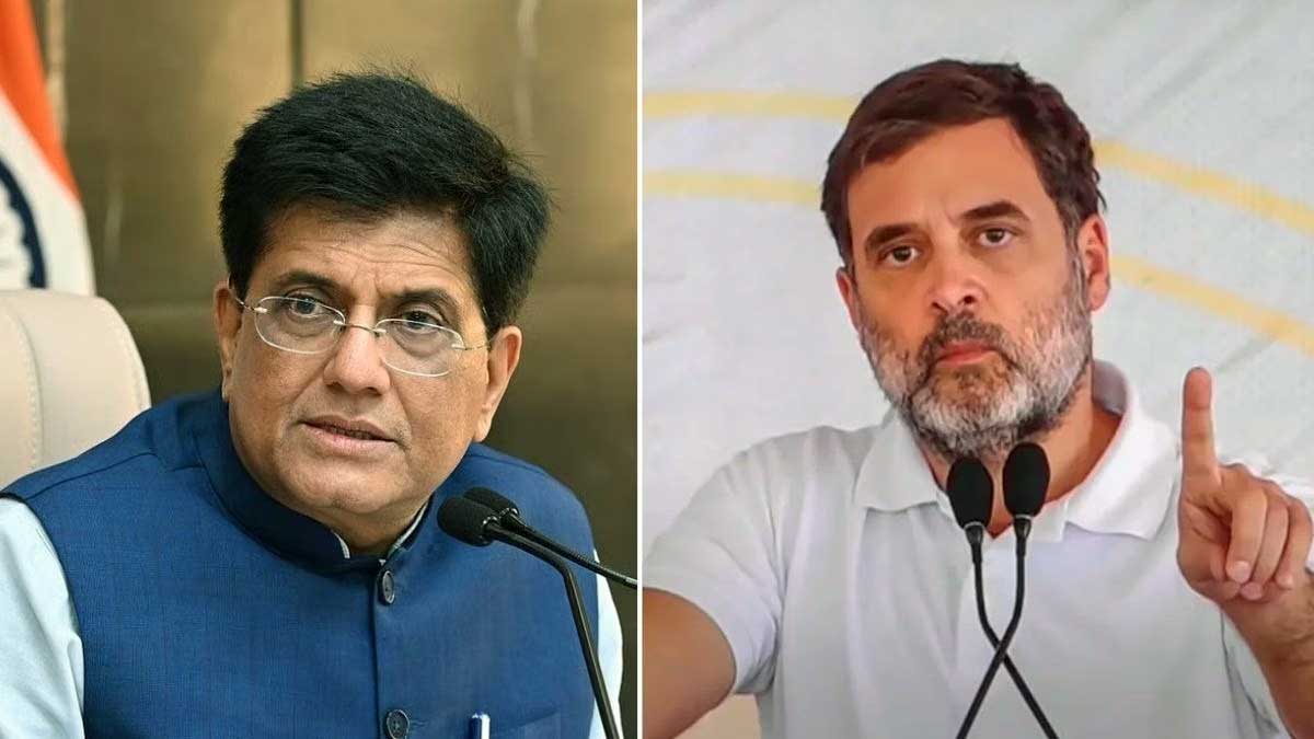 राहुल गांधी अपरिपक्व हैं, उन्हें इकोनॉमी की ABCD नहीं पता, भारत-अमेरिका डील पर पीयूष गोयल का तीखा हमला