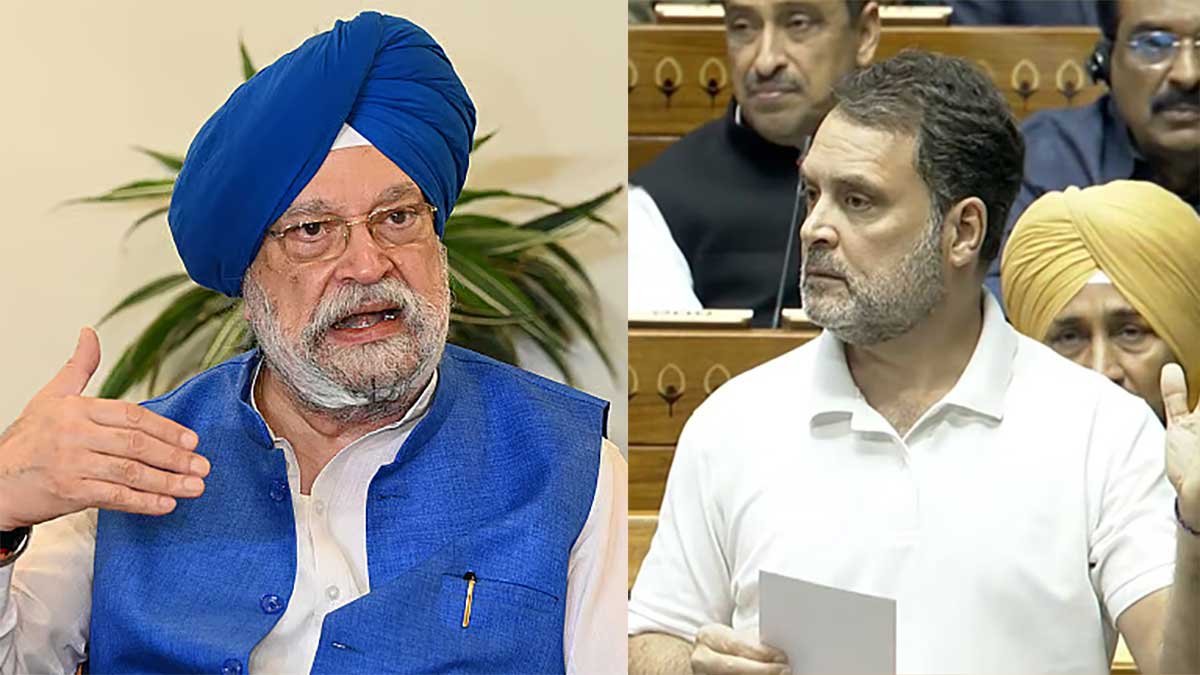 एपस्टीन ने मुझे दोमुंहा कहा था, राहुल गांधी के आरोपों पर हरदीप पुरी का पलटवार, संसद में बताई पूरी सच्चाई