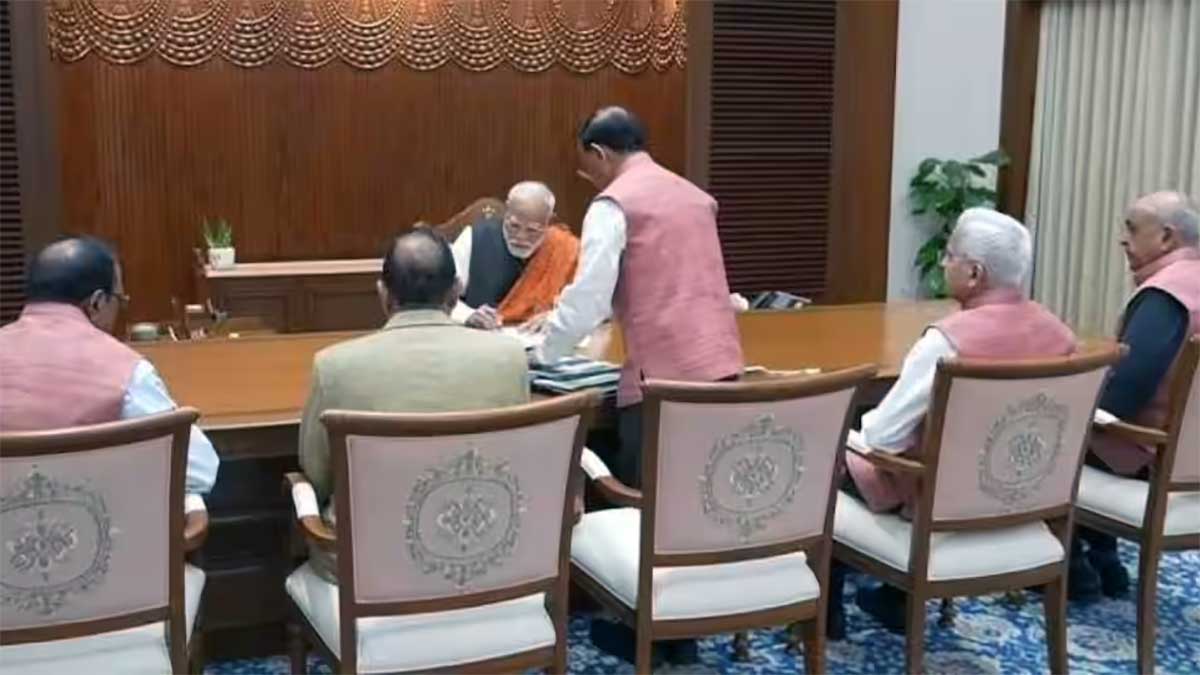 साउथ ब्लॉक से सेवा तीर्थ तक का सफर.., नए PMO में हुई कैबिनेट की पहली बैठक
