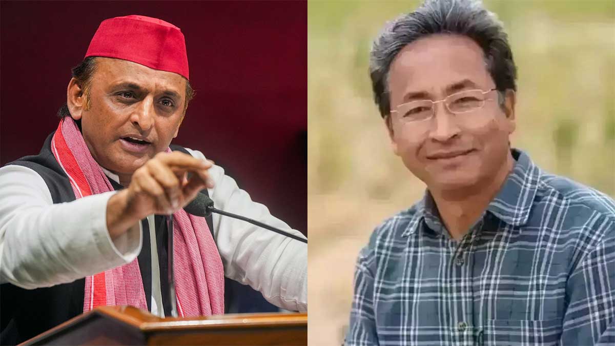 जेल क्यों भेजे गए थे सोनम वांगचुक? रिहाई के बाद अखिलेश यादव का बड़ा हमला, राजनीतिक बयानबाजी तेज