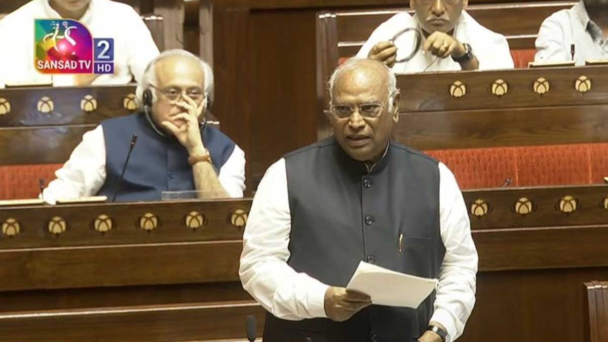 प्यार हमसे, शादी मोदी जी से.., राज्यसभा में खरगे के बयान पर छूटे ठहाके, विदाई भाषण बना चर्चा का केंद्र