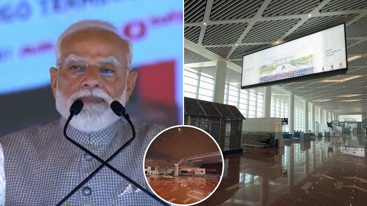 ‘Noida था लूट का ATM, अब विकास का इंजन’, जेवर एयरपोर्ट उद्घाटन पर पीएम मोदी का विपक्ष पर बड़ा हमला