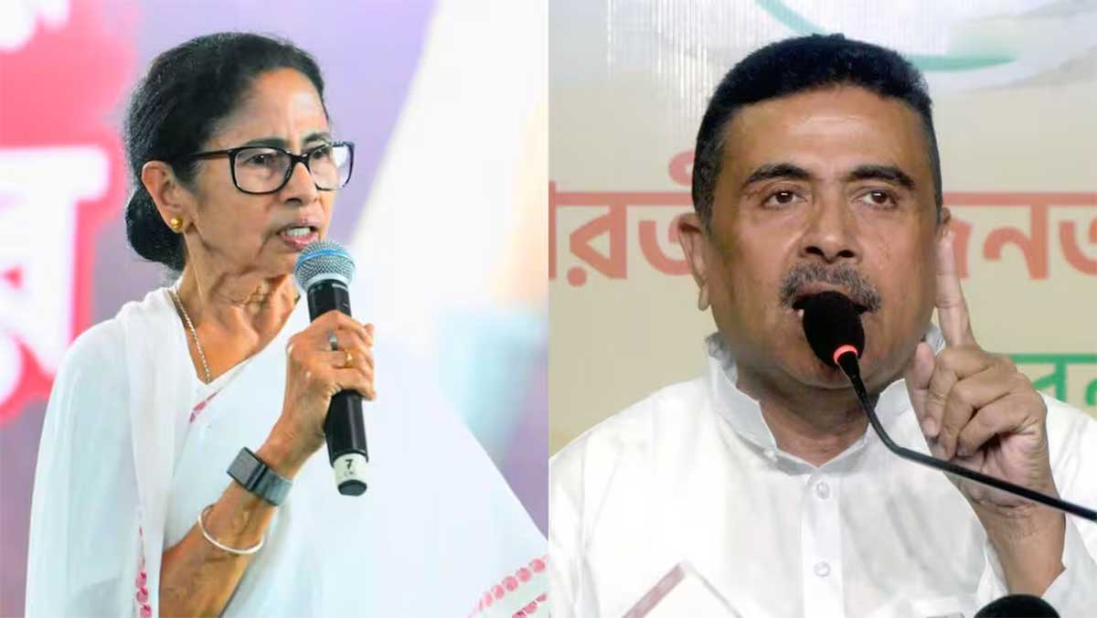 बंगाल चुनाव में BJP का बड़ा दांव, शुभेंदु अधिकारी को दो सीटों से उतारकर ममता बनर्जी को सीधी चुनौती