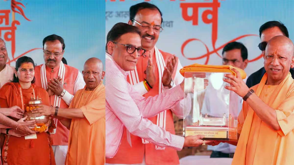 लखनऊ से ‘सोमनाथ स्वाभिमान यात्रा’ का आगाज़, CM योगी बोले- सनातन आस्था को कोई नहीं झुका सका