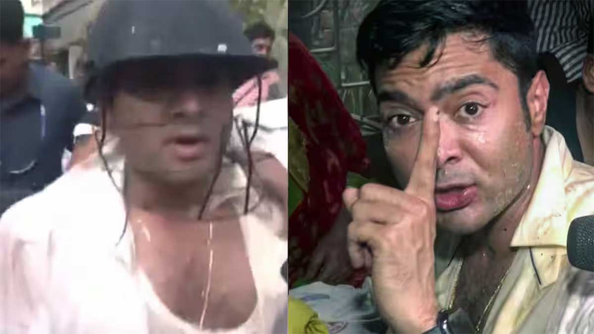 सोनारपुर में अभिषेक बनर्जी पर हमला! अंडे-पत्थर फेंके गए, BJP और प्रशासन पर लगाए गंभीर आरोप
