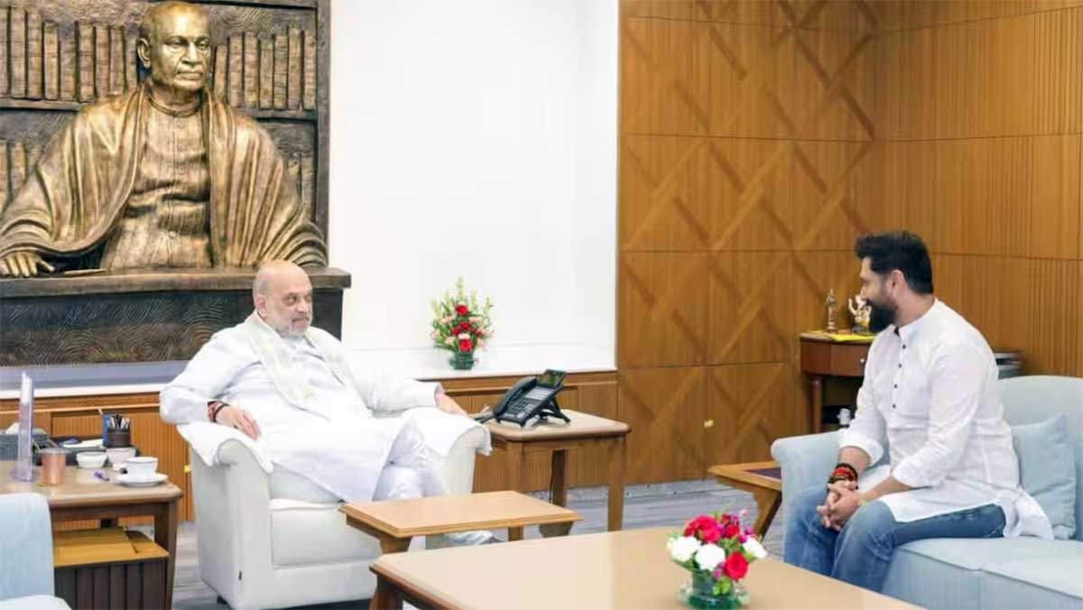 Bharat Tiwari Encounter: अमित शाह से मिले चिराग पासवान, निष्पक्ष जांच और पीड़ित परिवार को न्याय की उठाई मांग