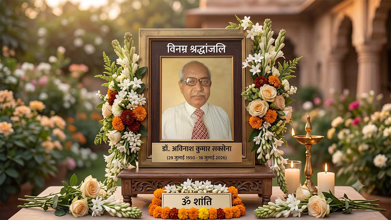 महान शख्सियत थे डॉ. अविनाश कुमार सक्सेना, जिनके निधन के बाद सैकड़ों लोगों की आंखें नम हो गईं