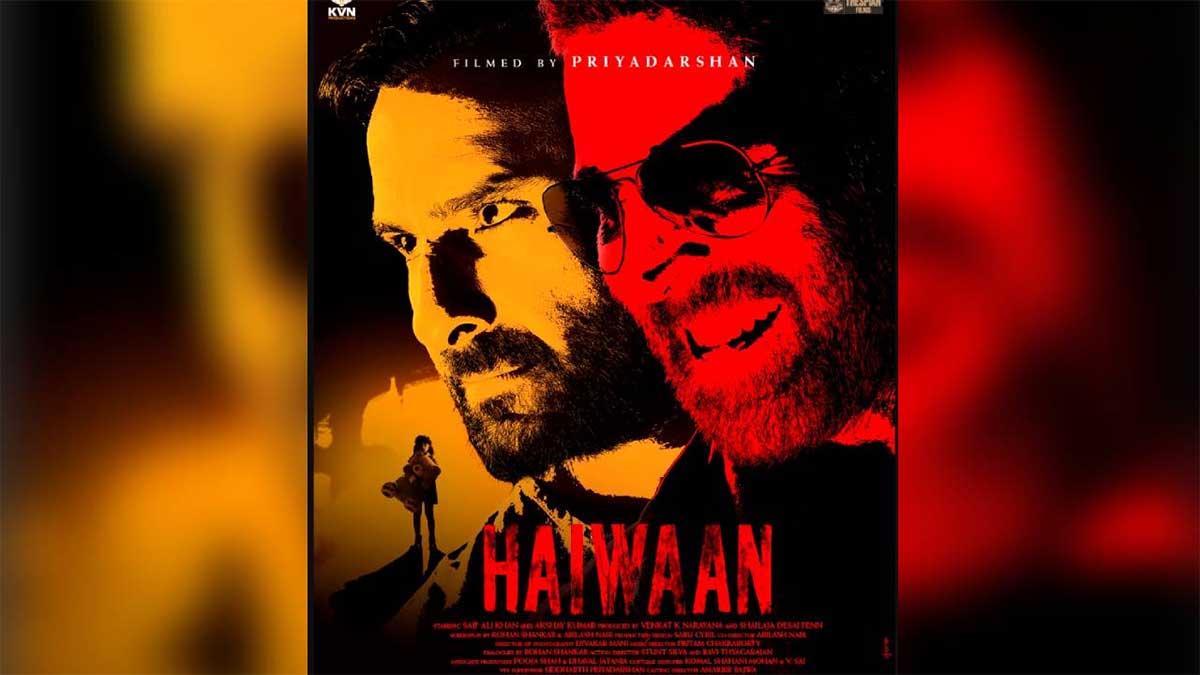 Akshay Kumar-Saif Ali Khan की Haiwaan का First Look रिलीज, पोस्टर ने बढ़ाया सस्पेंस, जानें कब होगी Release