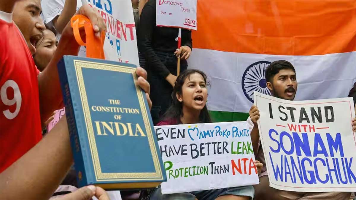 सोनम वांगचुक के समर्थन में विदेशों में प्रदर्शन, कई शहरों में भारतीय दूतावासों के बाहर जताई गई एकजुटता