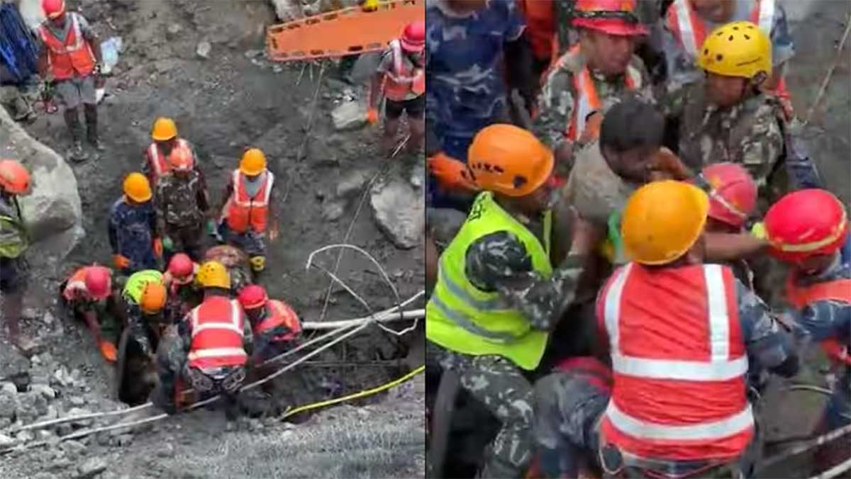Nepal Flood: 9 दिन बाद मलबे से जिंदा निकले 2 मजदूर, सुरंग के अंदर से अब भी आ रहीं आवाजें