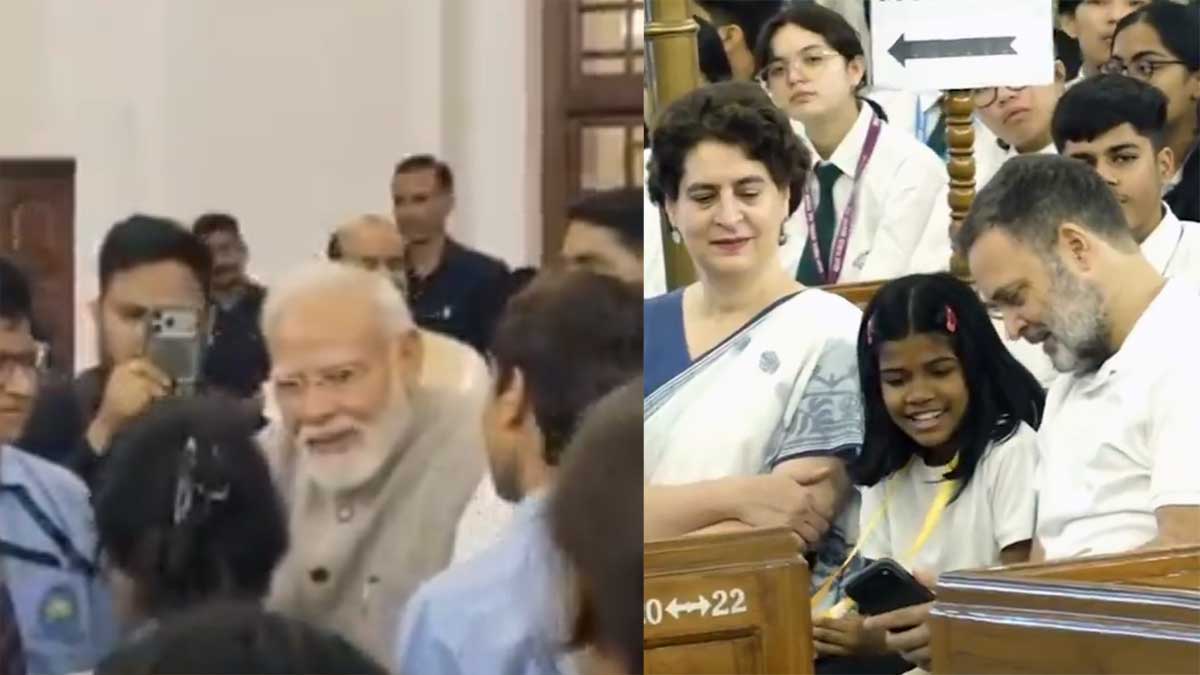 Gandhi Jayanti पर PM Modi और Rahul Gandhi बच्चों संग दिखे, सामने  आयी तस्वीरें जिसने खींचा सबका ध्यान